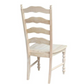 Elegant Ladder-Back Farm Chair - ironbyironwoodworks.com