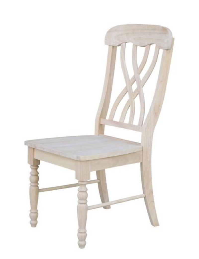 Lattice Back Farm Chair - ironbyironwoodworks.com