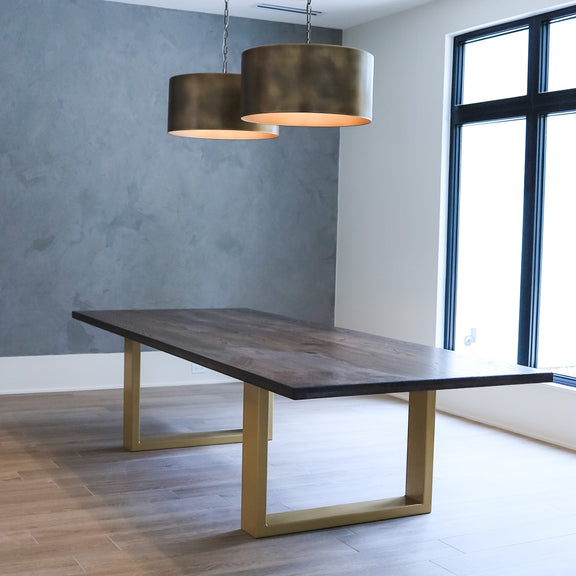 The Modern Traylor Table - ironbyironwoodworks.com